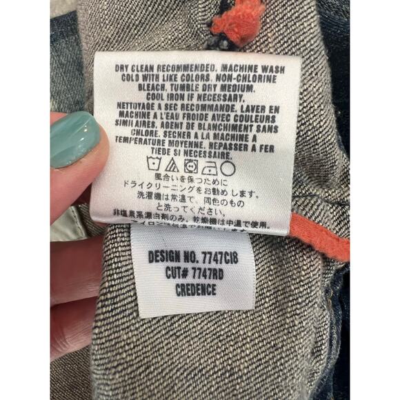 Joe’s Jeans Denim Classic Trucker Style Jean Jacket Size Medium - Picture 8 of 12